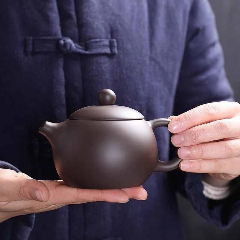 紫砂茶壶原矿紫泥凤鸣西施壶功夫茶具家用单壶品茗泡茶神器