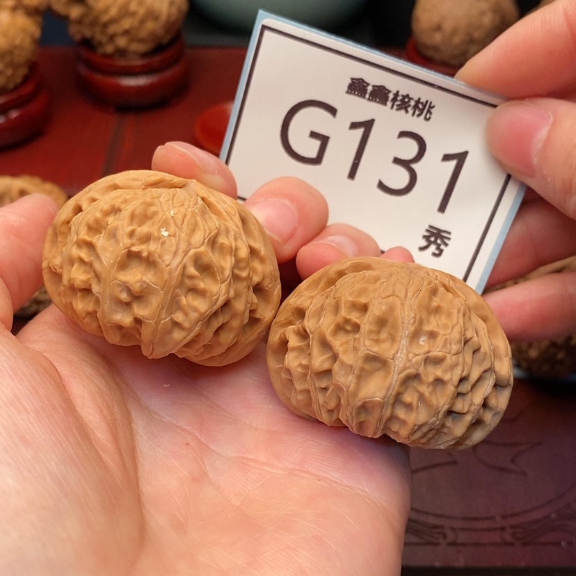 【闪购商品】文玩核桃把件宫灯41