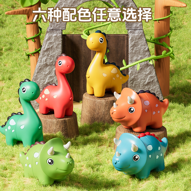 新款碰撞恐龙变形车惯性回力恐龙6个月宝宝男女孩1一2岁3益智玩具