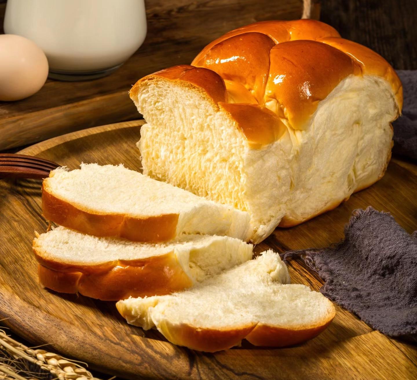 牛奶拉丝面包（2个）