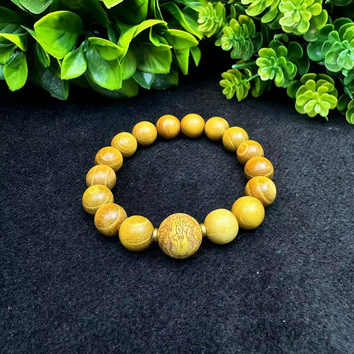 江德洋珠宝S6321黄金檀手串-卡12左右-送礼佳品