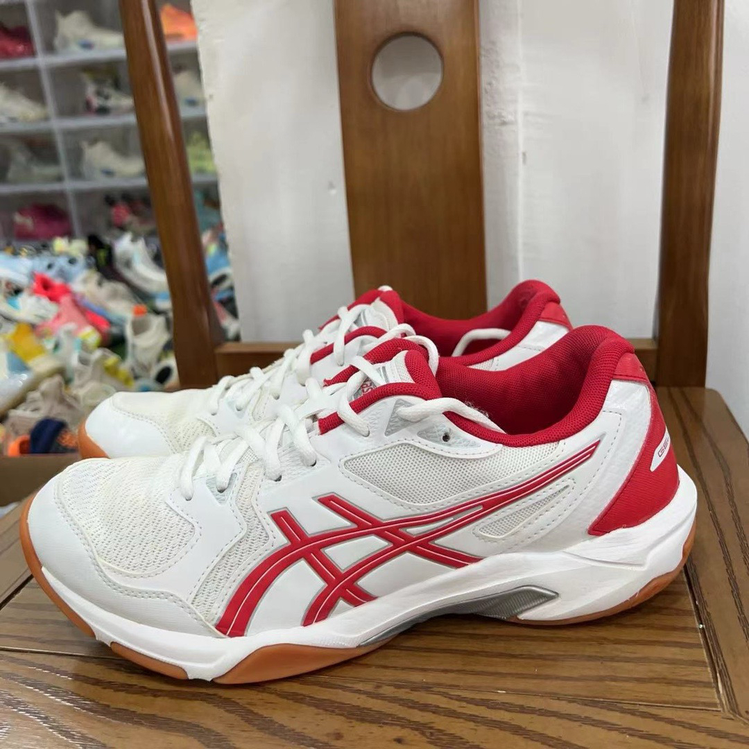 gel-Rocket 10 排球鞋 白红配色 42.5码 无盒