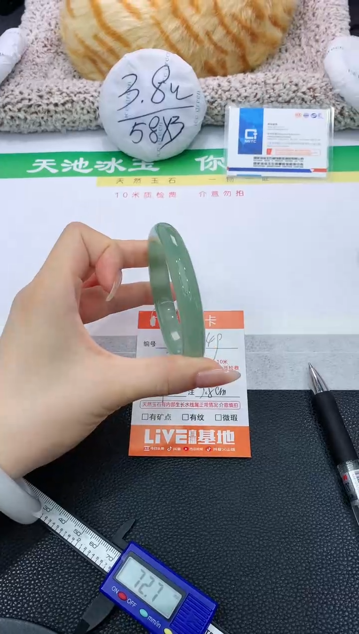 【闪购商品】石英质玉手镯未镶嵌49 D