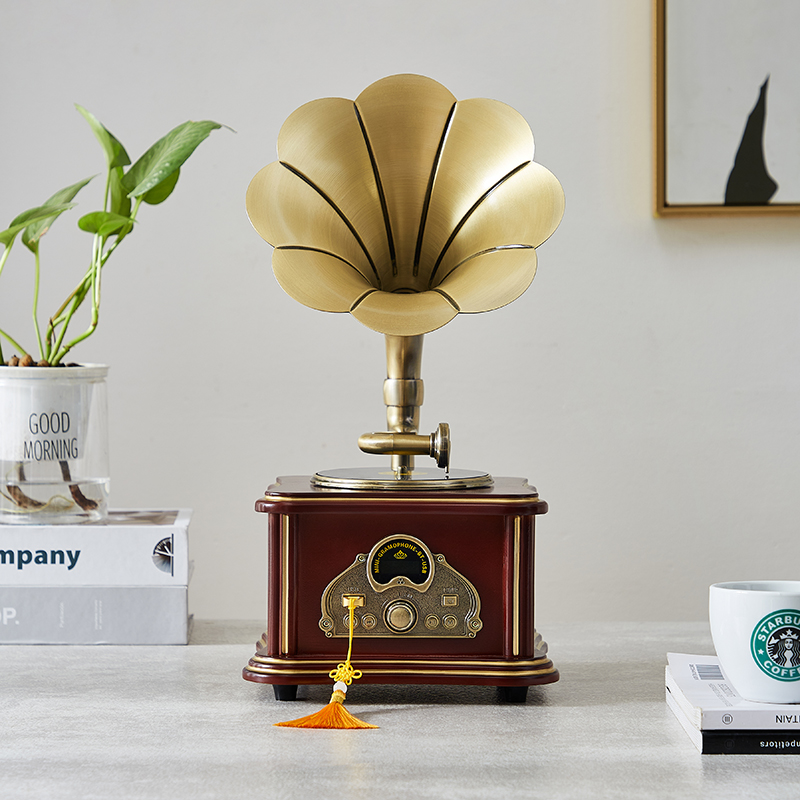 【顺丰包邮】雅诗贝伦复古迷你音响家用香薰新款留声机客厅老式G