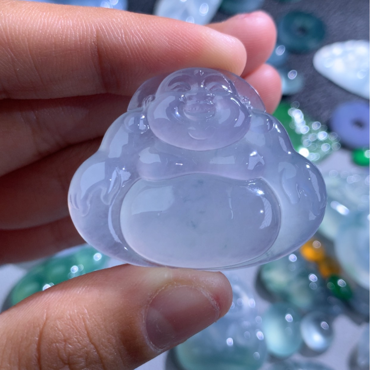 【闪购商品】翡翠颈饰未镶嵌小*妹