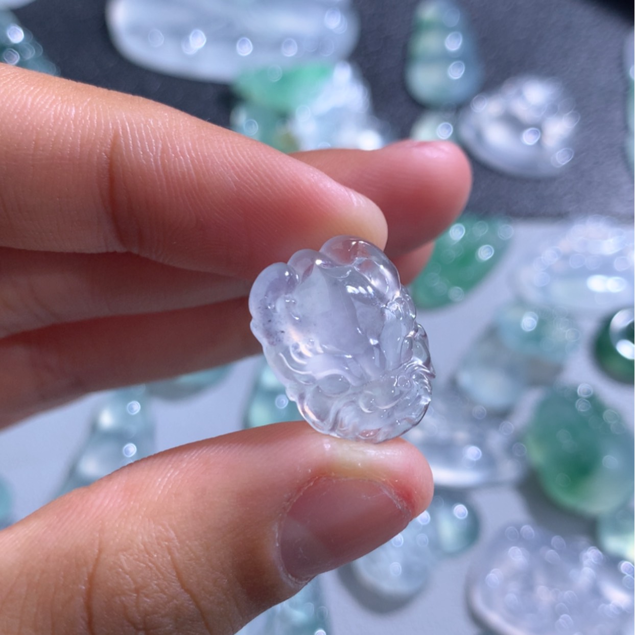 【闪购商品】翡翠颈饰未镶嵌过*