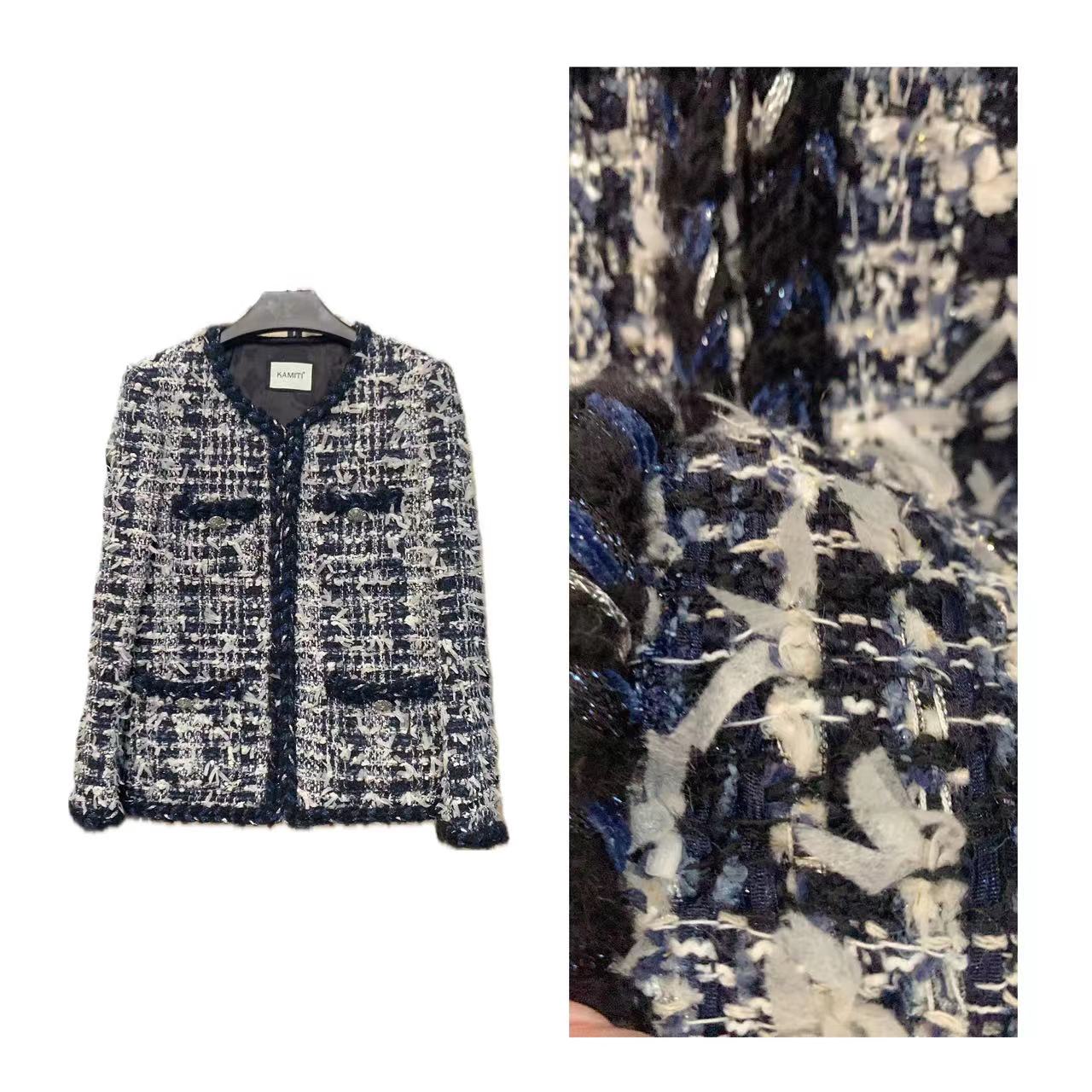 【巴洛克】2025SS春款重工设计师轻奢名媛气质短款反季小香风外套