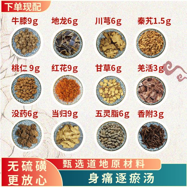 【倪海夏】身痛逐瘀汤 同仁品质精选原料 独立包装  包邮 73.5g/副