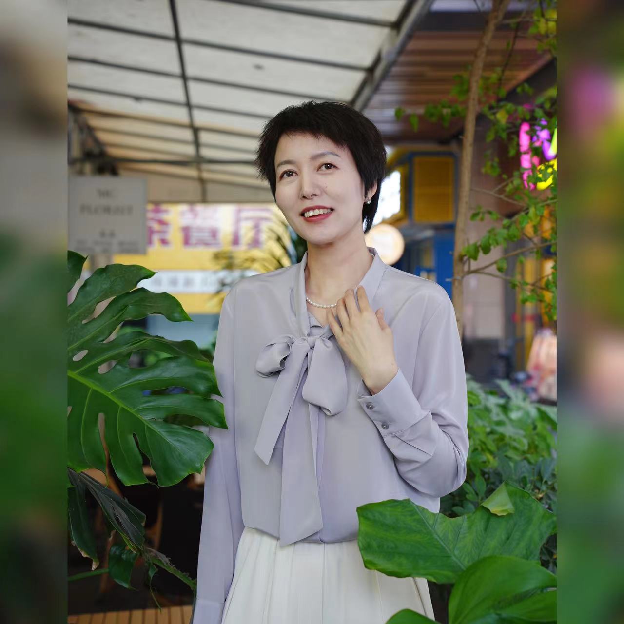 【YAN】04双绉桑蚕丝100真丝飘带领衬衫长袖衬衣百搭AQY2403B4024 #