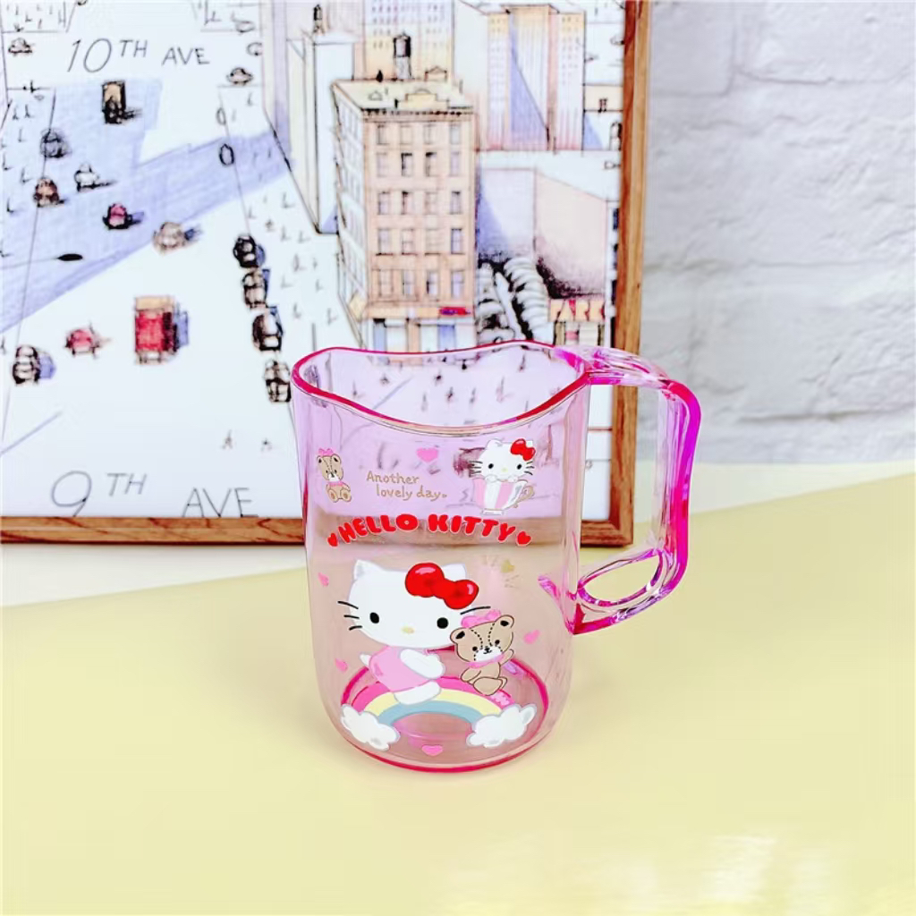 富婆团（补米链接）可爱漱口杯宿舍牙缸透明卫生间刷牙杯家用加厚