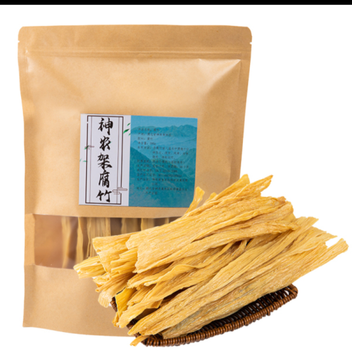 神农架农家腐竹干腐竹秋冬500g