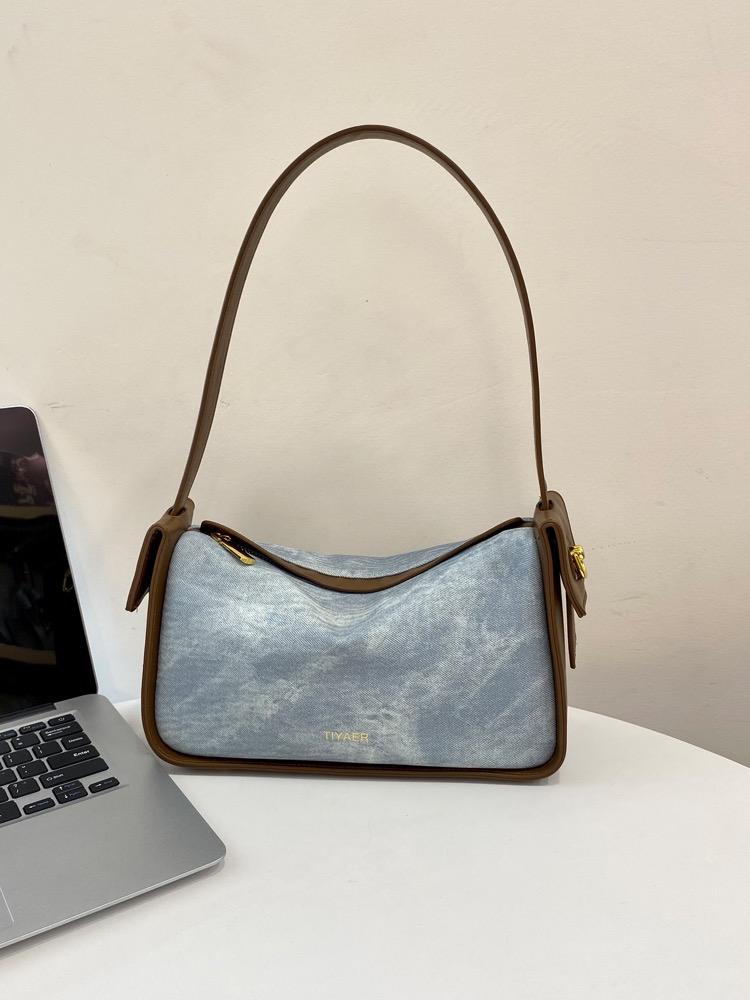 牛仔单肩斜挎包大容量斜挎包