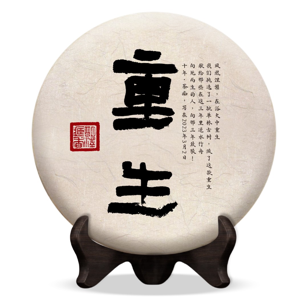 【明泽藏香·古树单株】普洱生茶 2023年 茶山归来·重生  200克/饼茶