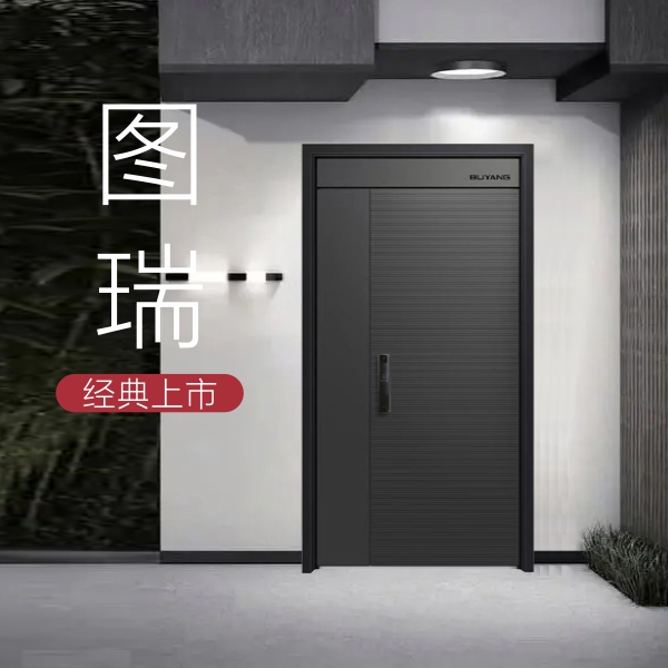 步阳图瑞四级防盗家用入户门高门楣子母门智能锁安全门