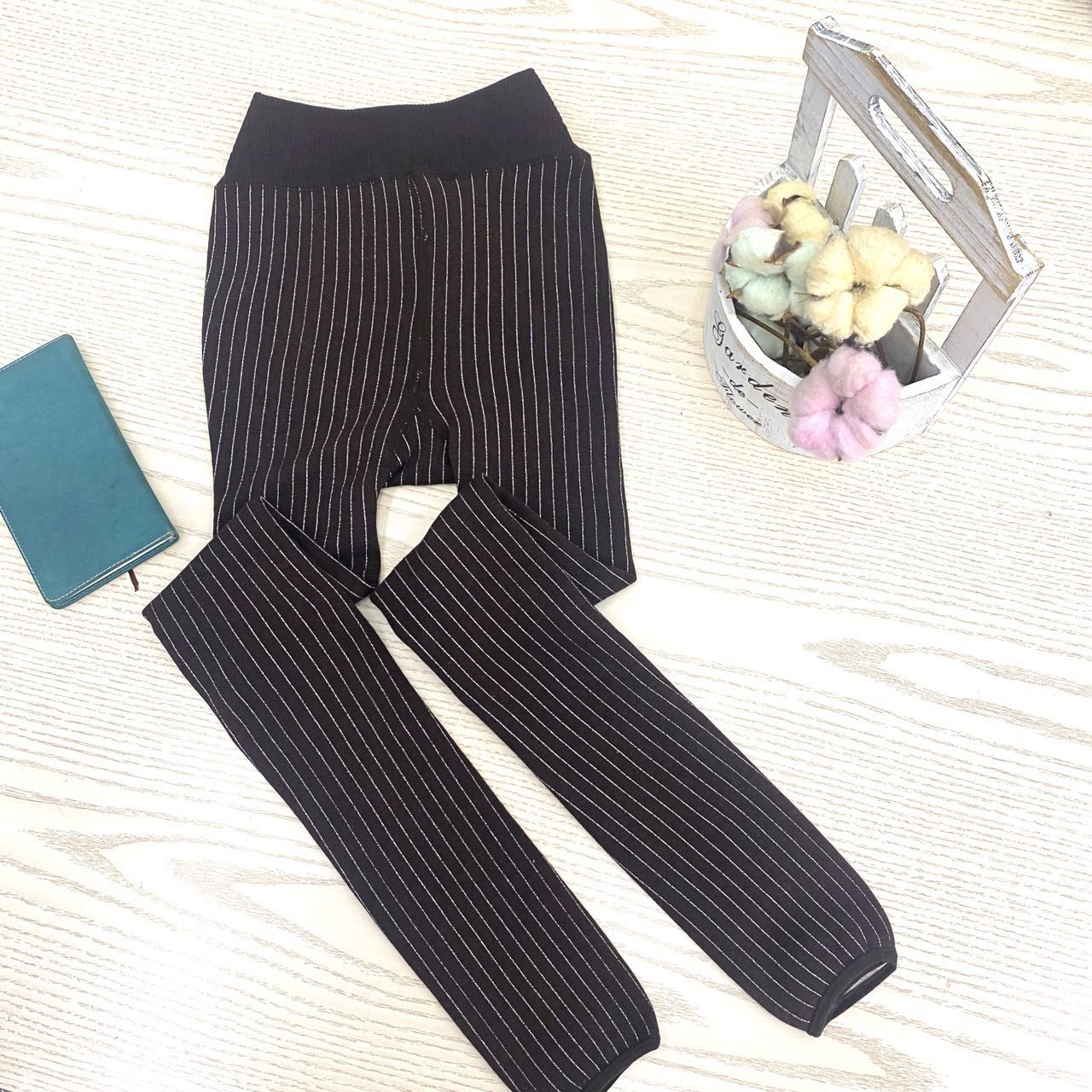 大码高弹高腰毛裤加绒弹力秋冬外穿