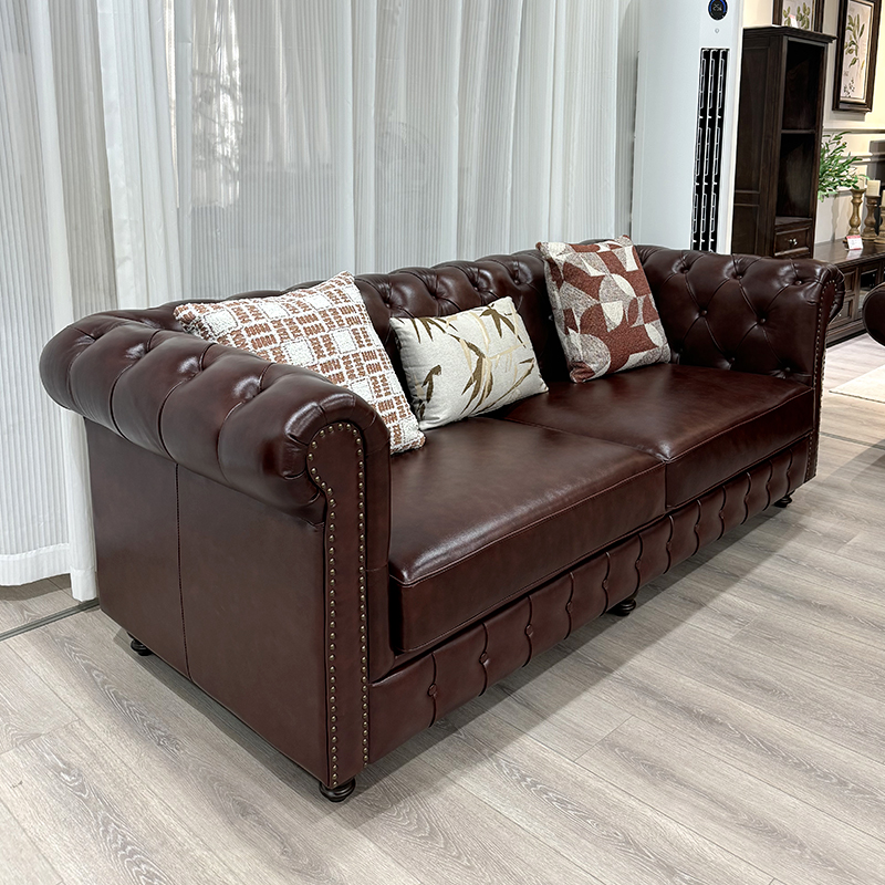 美式风沙发骑士沙发家用客厅沙发