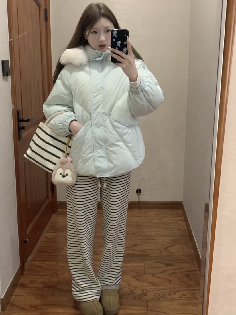 【一口桃酥】奶蓝绒绒 服可爱甜美LOLITA大衣