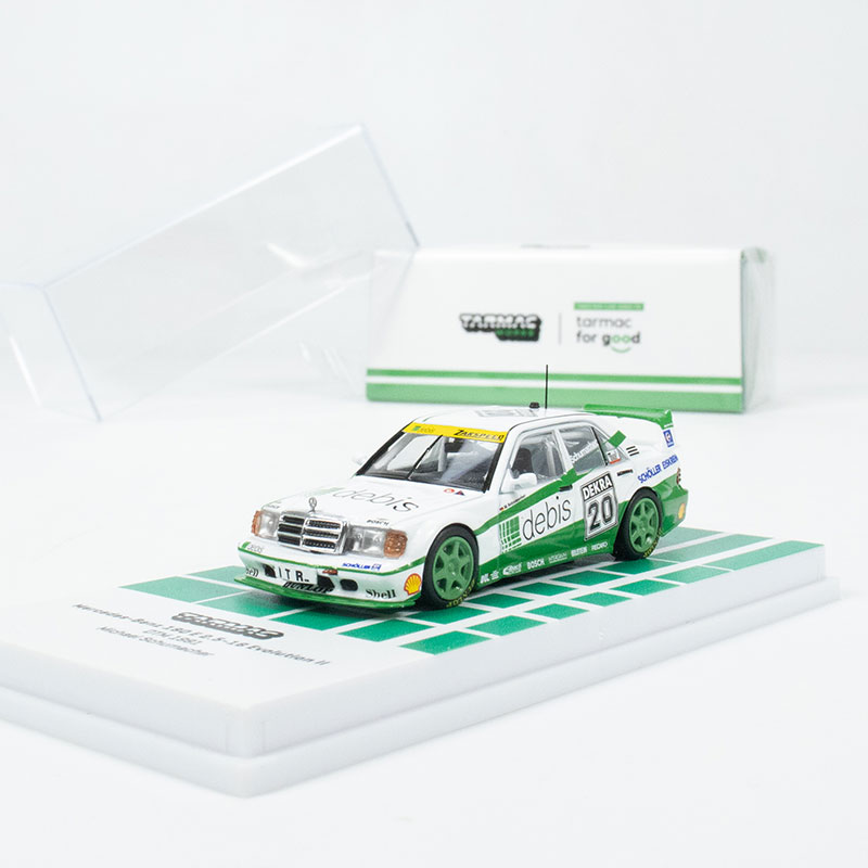 Tarmac Works TW 1:64奔驰190E 2.5-16 2代20号EvoII汽车模型Benz