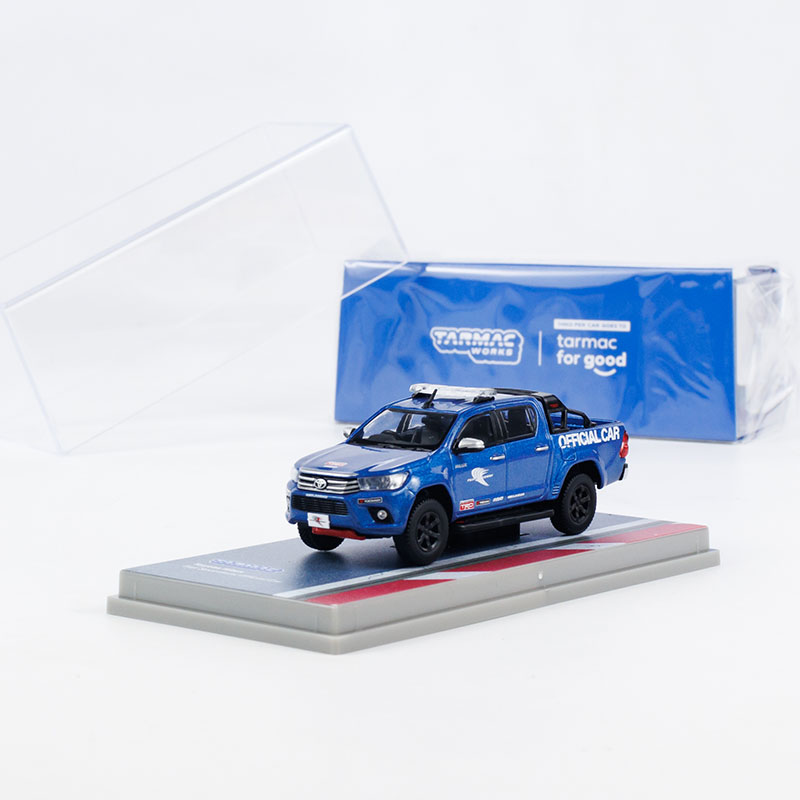 Tarmac Works车模 1:64 丰田皮卡车 Toyota Hilux 小比例汽车模型