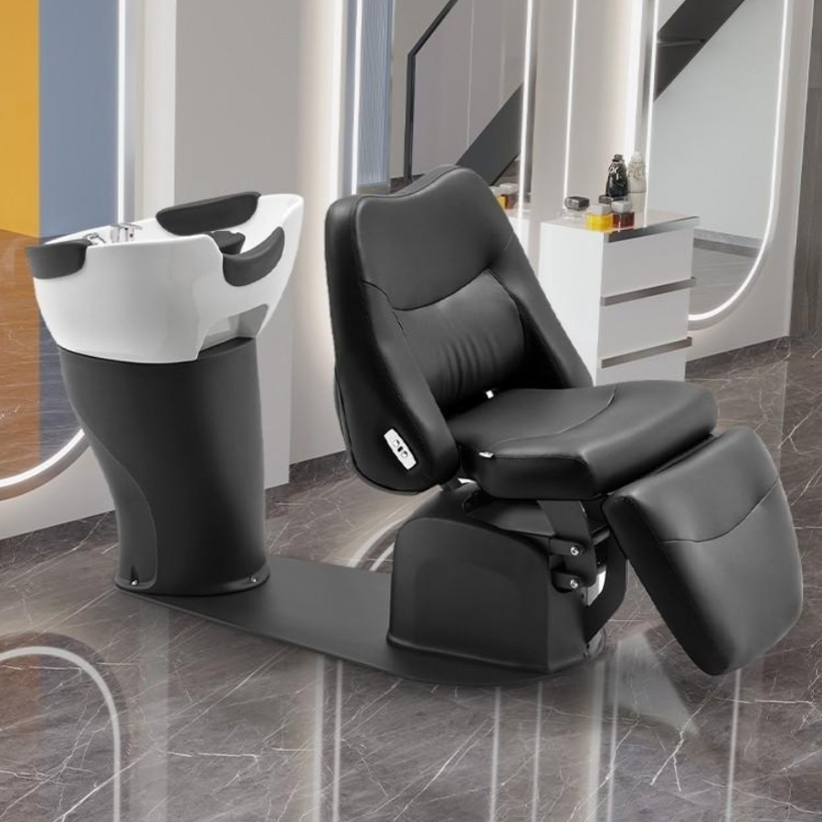 全自动电动半躺式洗头床理发店洗头盆发廊专用美容美发养发冲水床