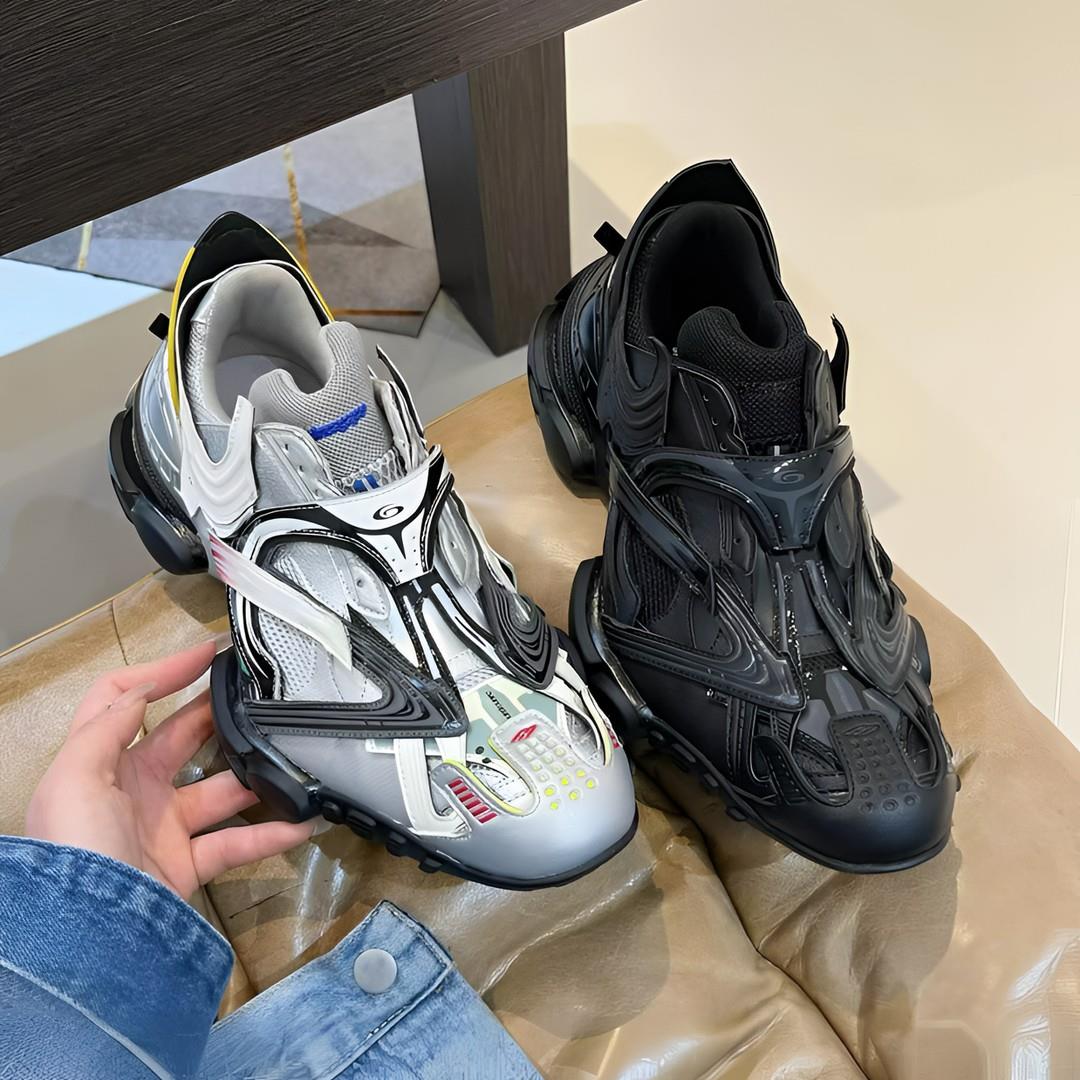 巴家同款走秀鳄鱼老爹鞋男女2025春夏爆款厚底增高休闲真皮运动鞋