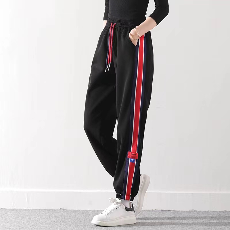 159条纹休闲裤百搭撞色，默认微瑕，介意勿拍，不退不换