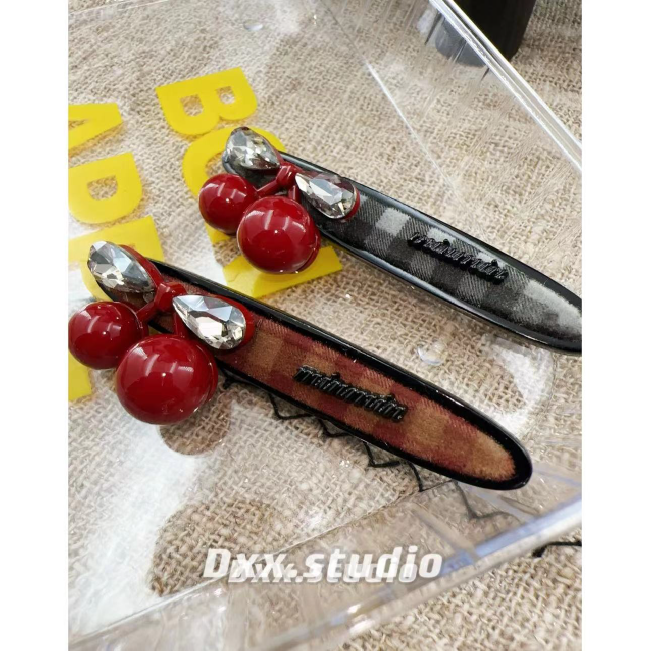 DXX小晰饰品-新品-【AB款安可拉红】发饰40336