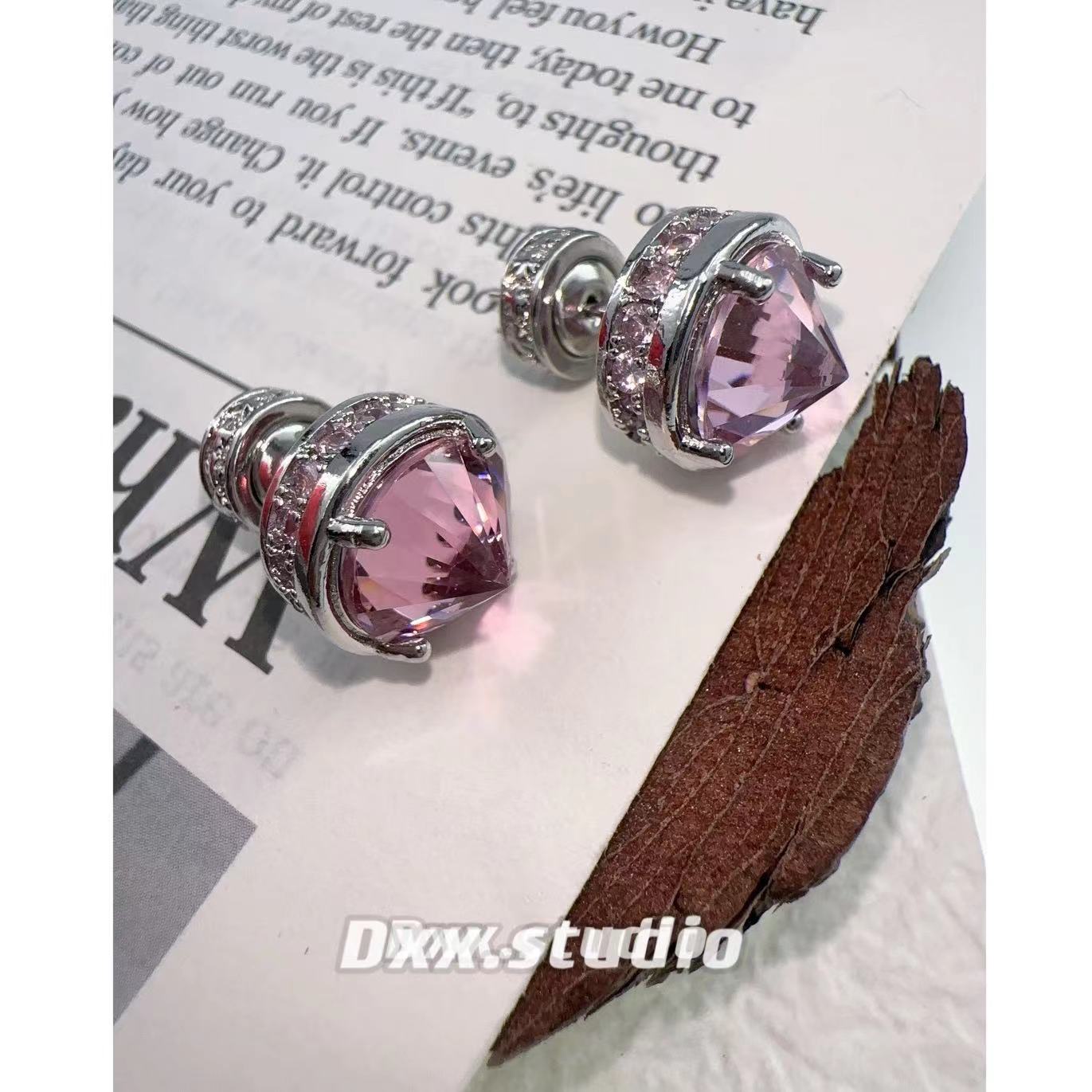 铜合金玻璃耳饰 DXX小晰饰品-新品-耳饰33432