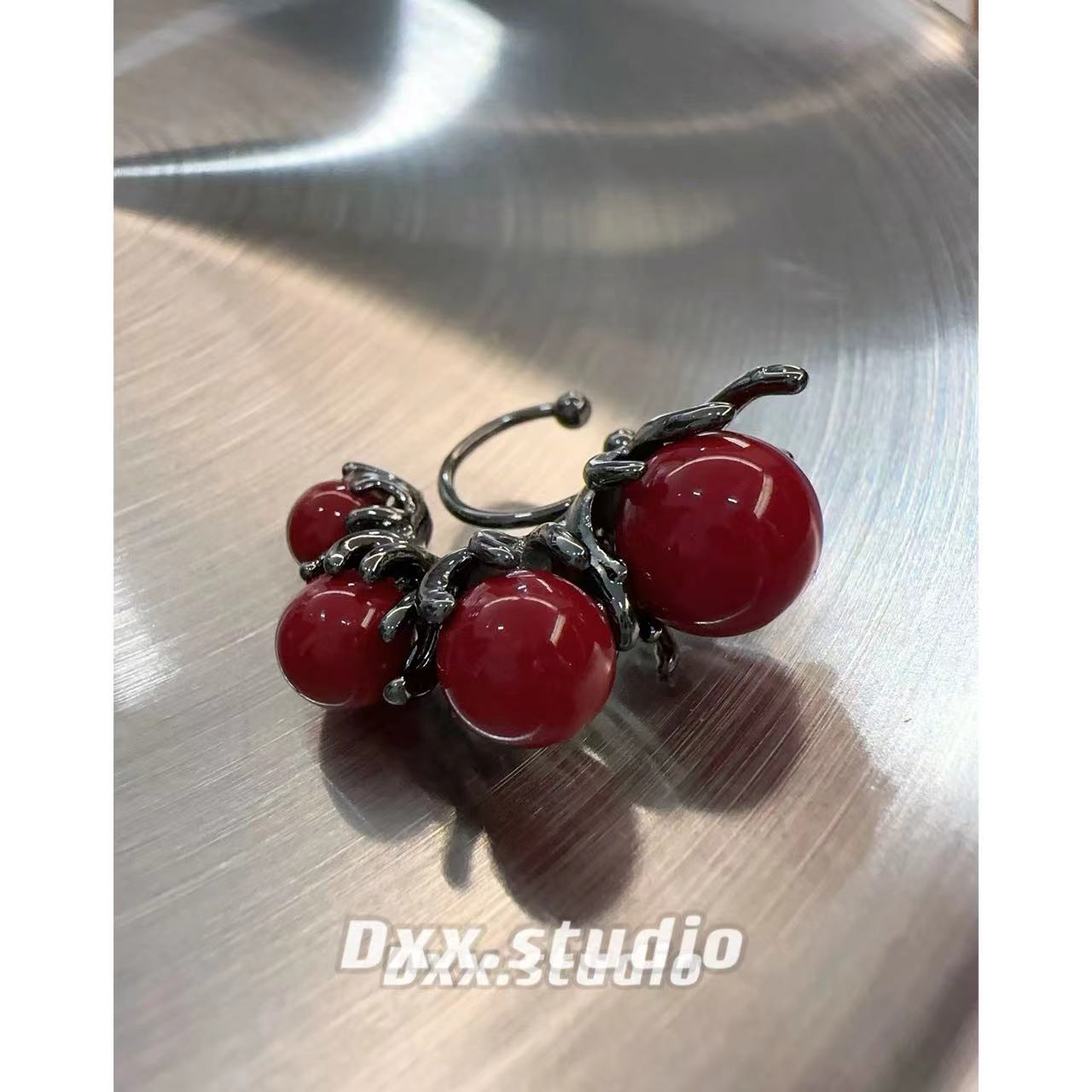 铜合金亚克力耳饰 不需要耳洞可带DXX小晰饰品-耳夹单只39498