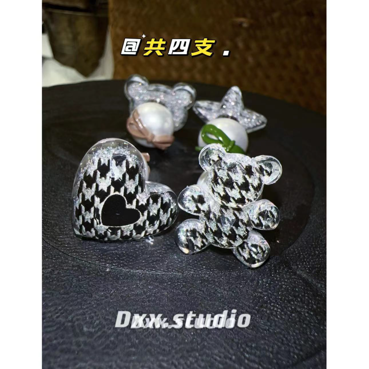 铜合金亚克力耳饰 DXX小晰饰品-新品-耳饰39929