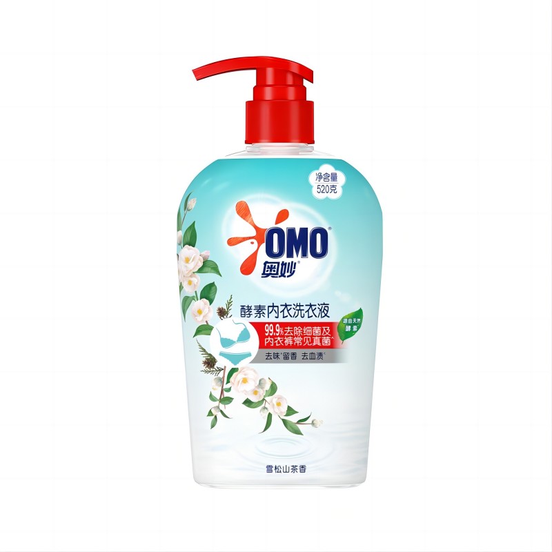 奥妙酵素内衣洗衣液雪松山茶香 520g/瓶