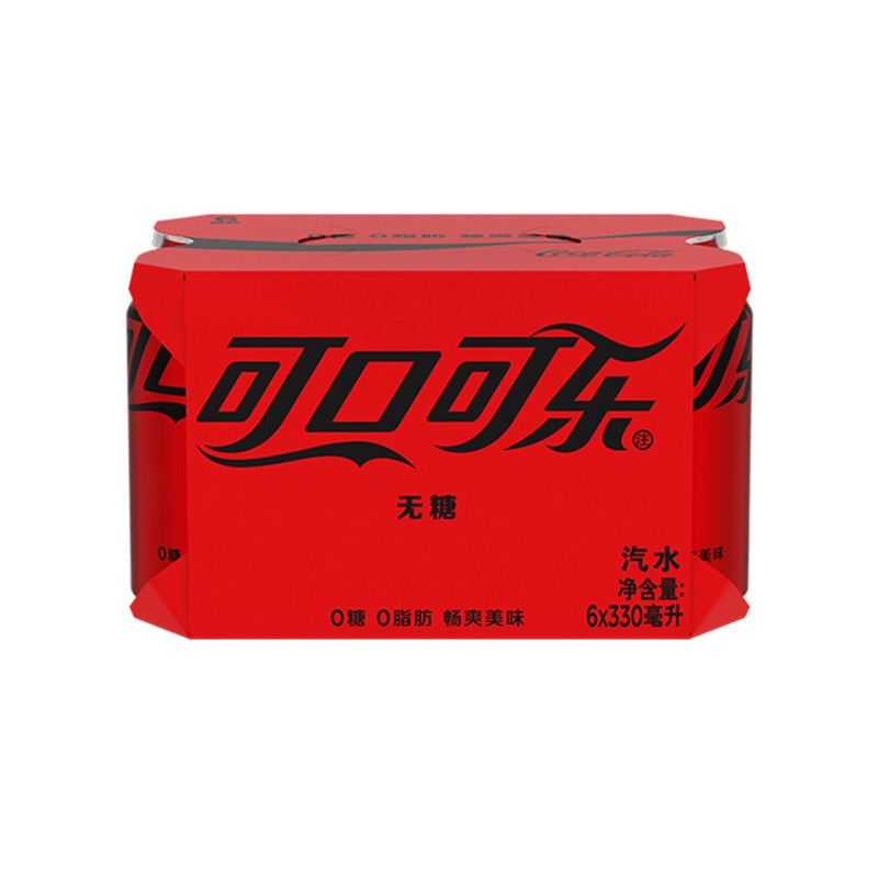 零度可口可乐330ml*6罐/组