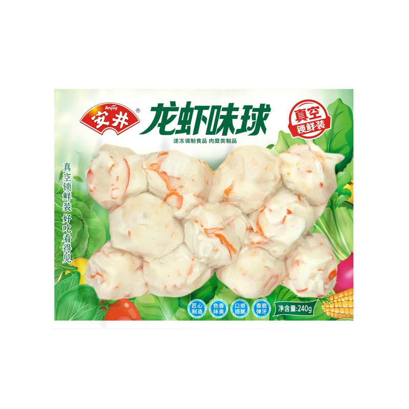 安井锁鲜装龙虾味球240g/袋