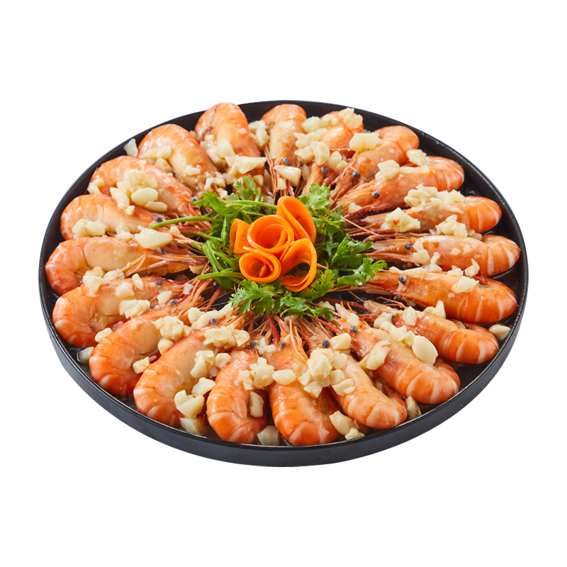 【活虾鲜制】蒜蓉罗氏虾700g/盒