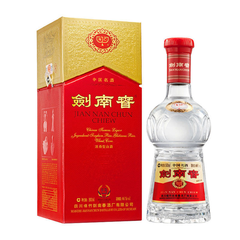 46度 剑南春白酒 500ml/瓶