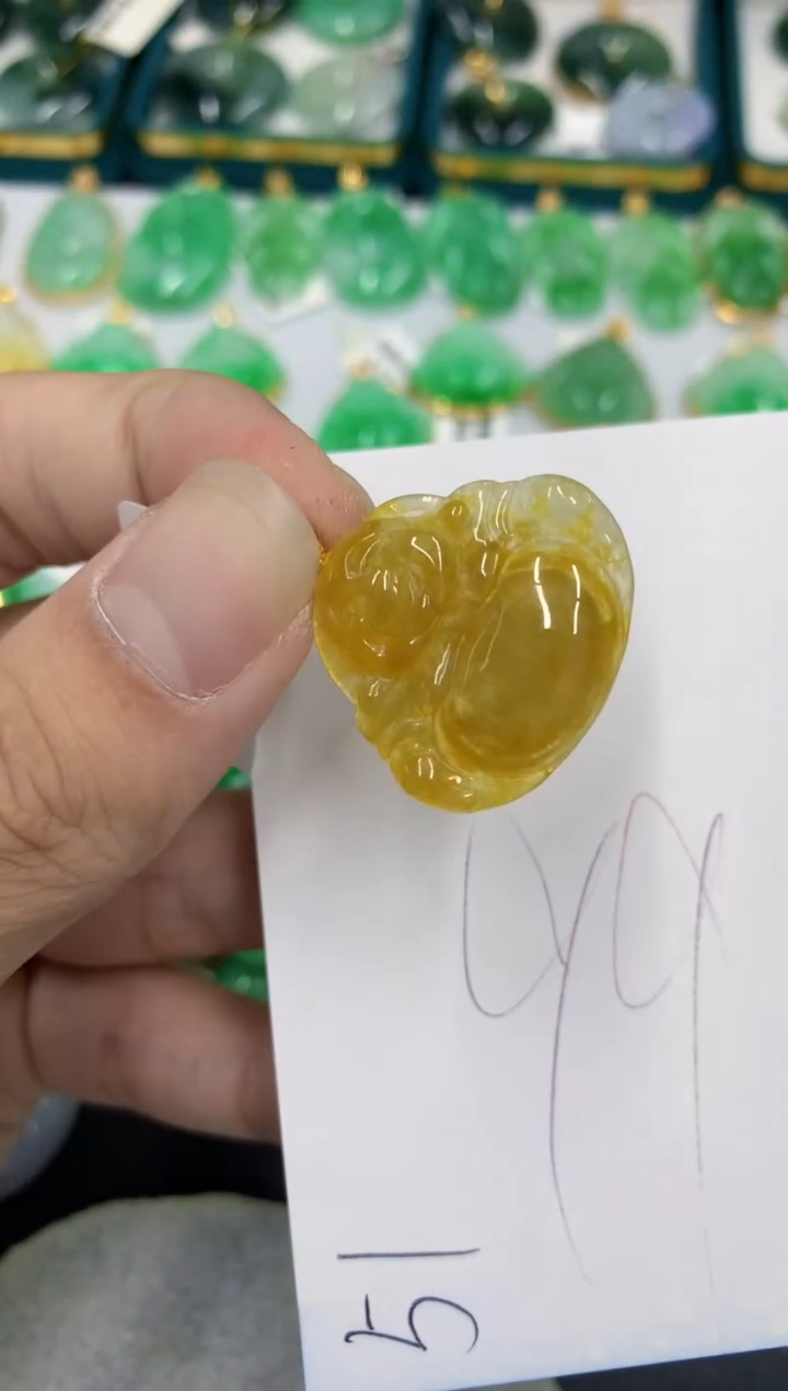 【闪购商品】翡翠颈饰18K金镶嵌号链接