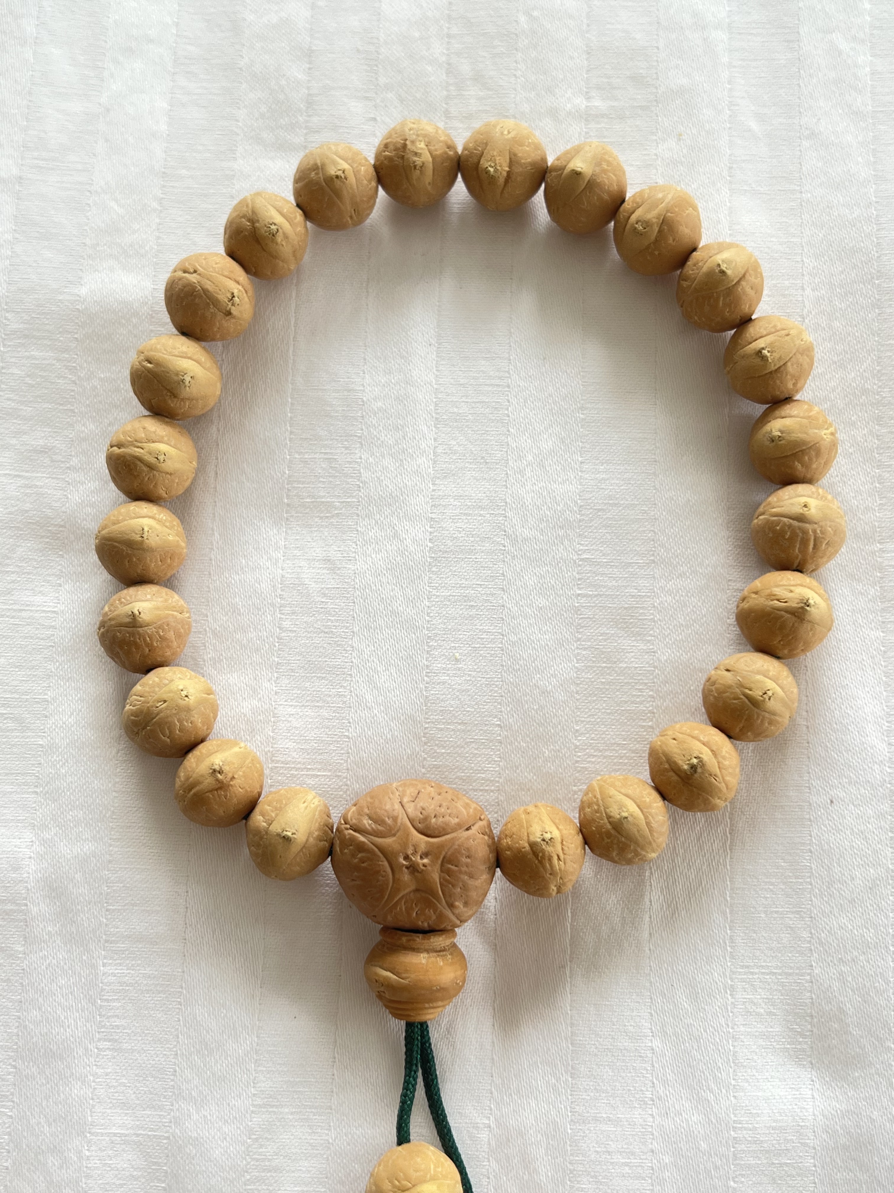 【wf10541】24年新籽10.5毫米尼泊尔凤眼菩提手串配五星三通文玩