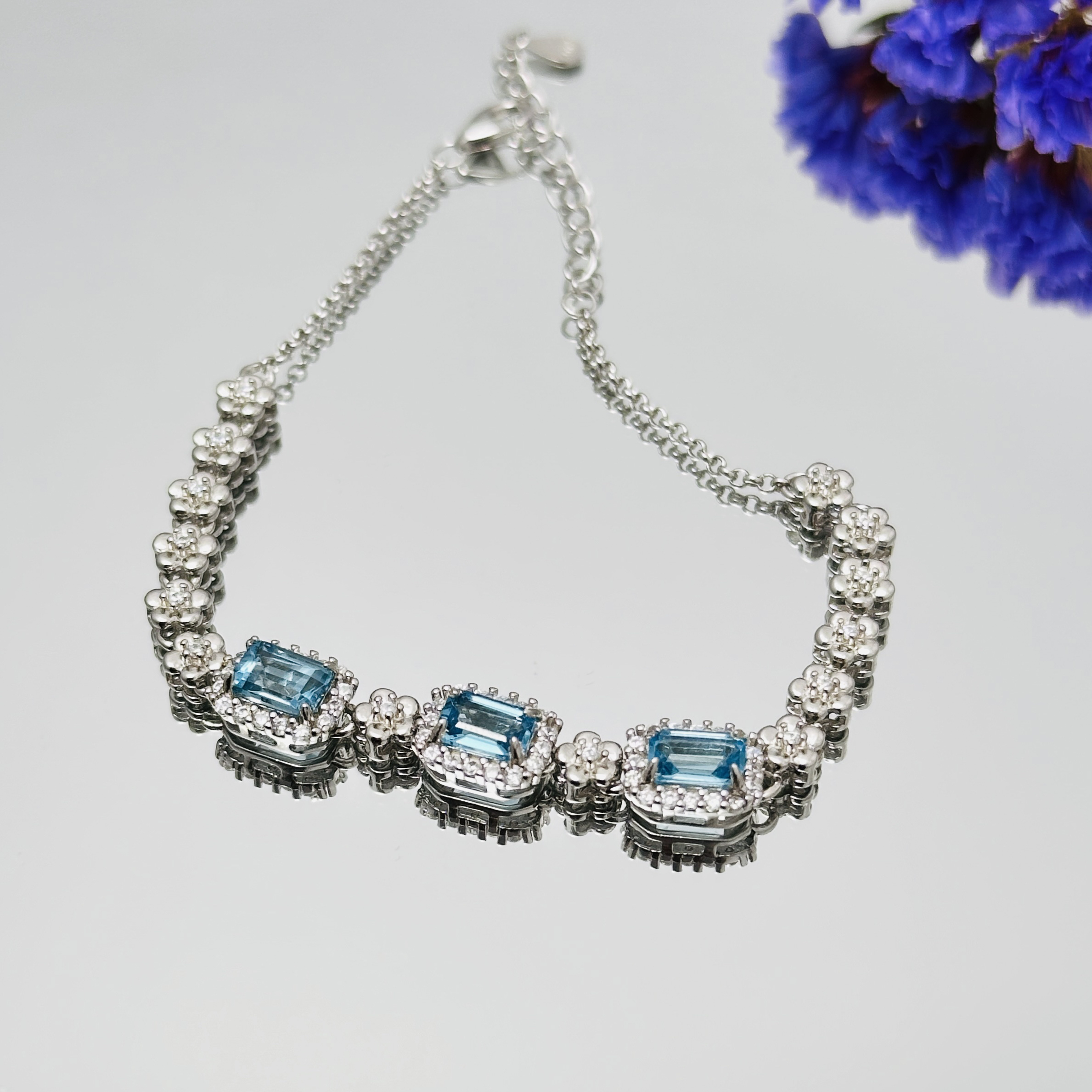 天然托帕石手链女款