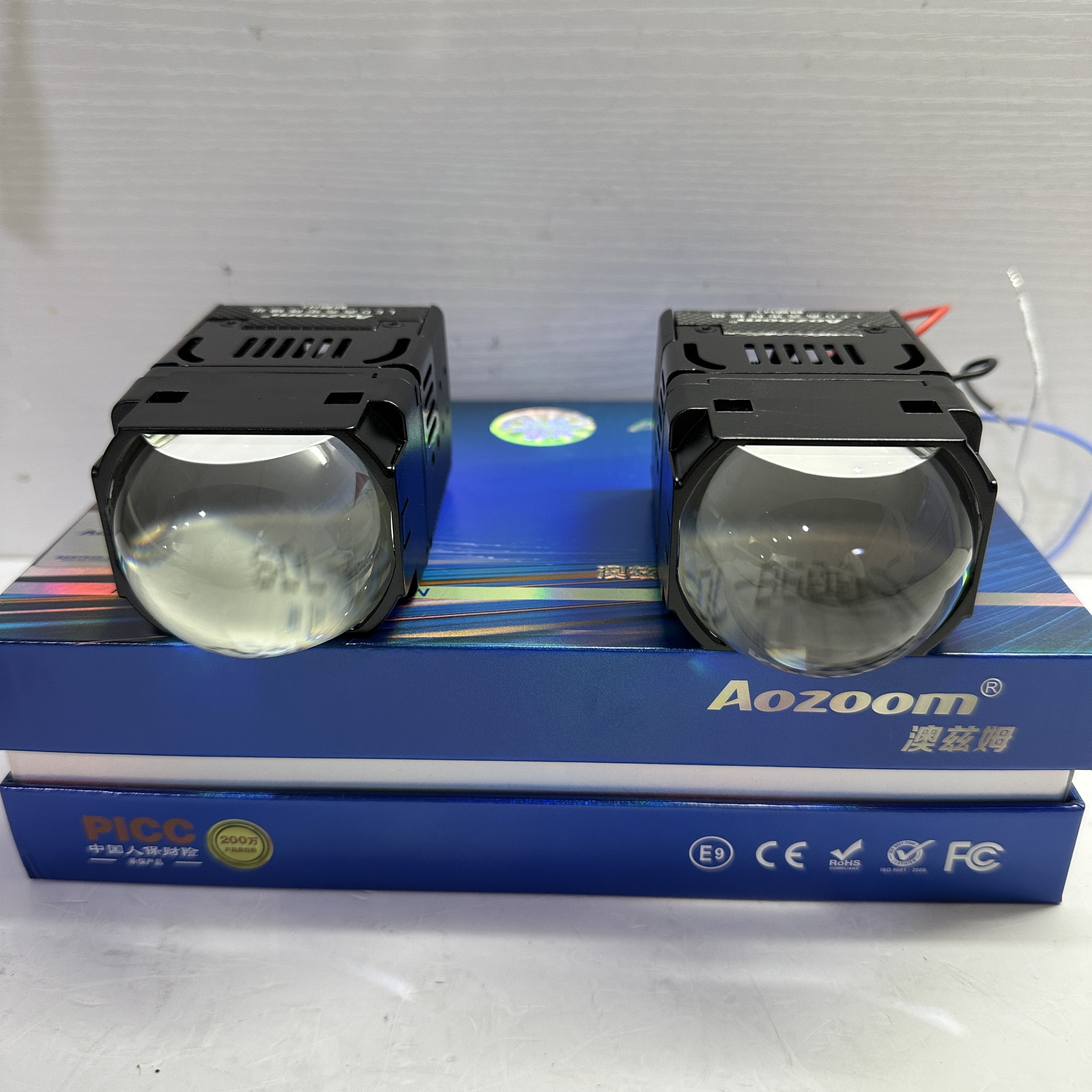 澳兹姆麒麟M1双光矩阵模组，1.8寸LED透镜模组 一对全国包安装