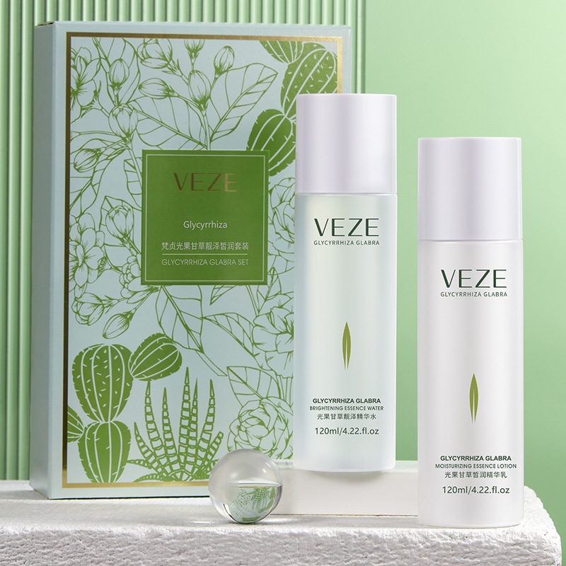 【水乳套盒拍一发二】VEZE梵贞光果甘草皙润靓泽水乳套装