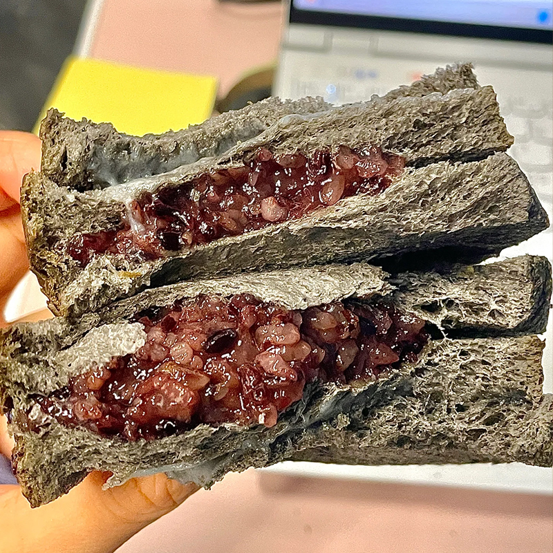 五黑紫米面包整箱早餐小吃的休闲零食品健康解饿新鲜五黑全麦面包