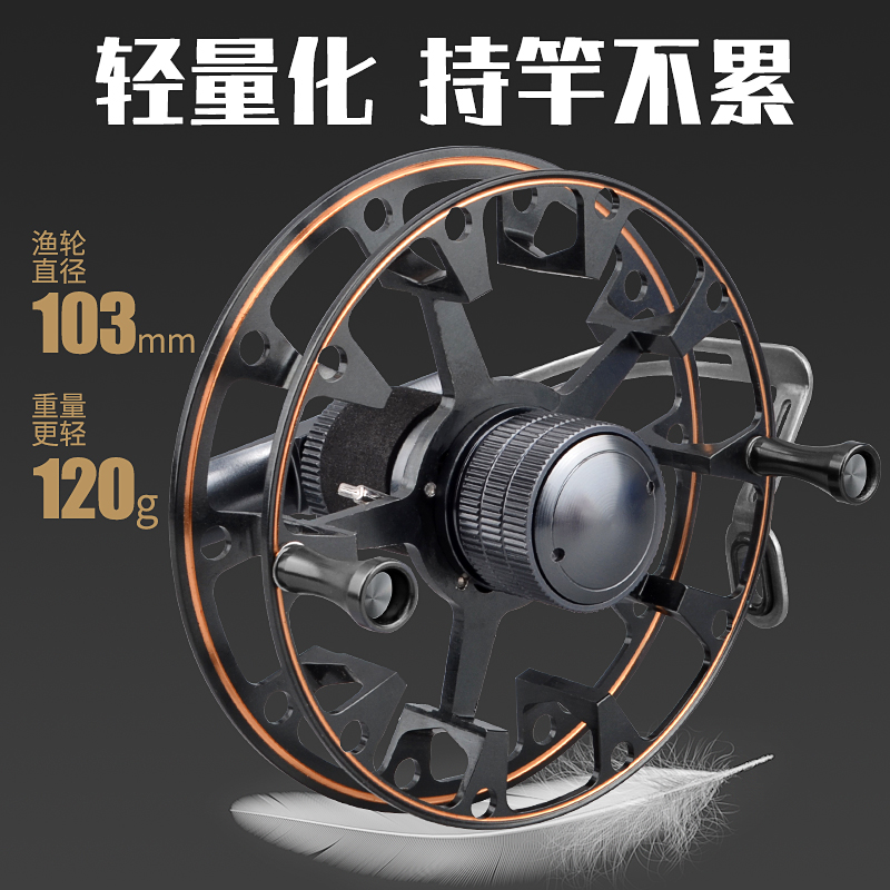 新款谷麦轮超轻量化全金属前打轮八卦轮风火轮卸力高低盘防炸线右