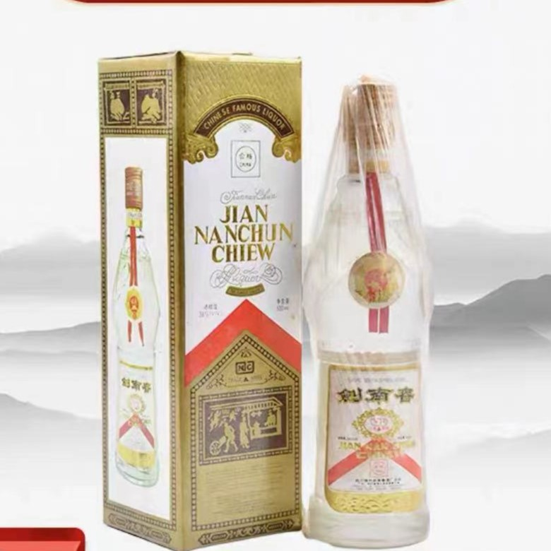 尘中仙专属2002年份库存老剣南52度500ml×6浓香型莲花剑52度500ML