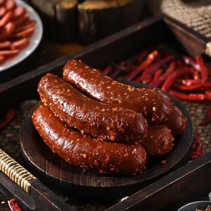 香辣蒜味烤肠100克/根*10 严选秘制味道 高端零食 解馋零食