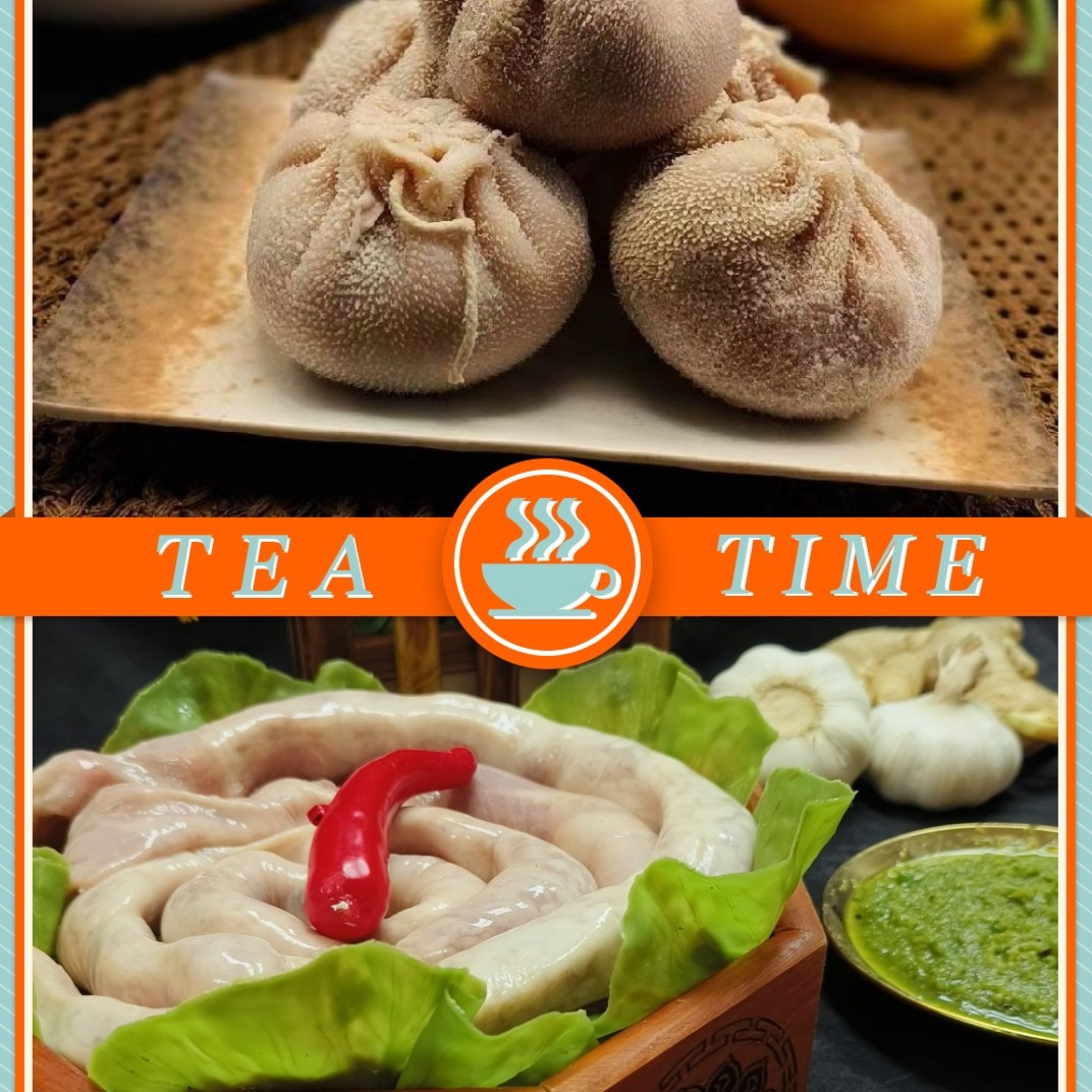 蒙伊森内蒙古锡林浩特草原特产牧民手工肚包肉羊肉肠各2斤