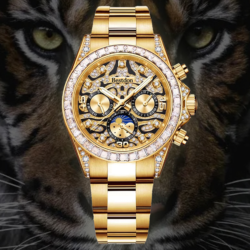 Bestdon/邦顿 老虎迪 男士奢华全自动机械表