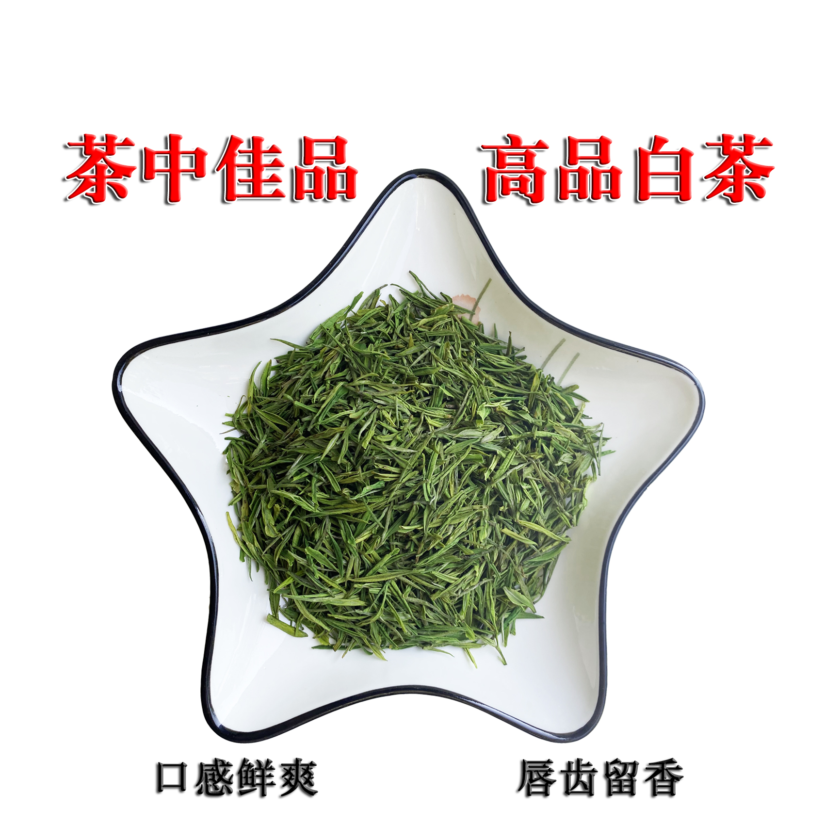 尊天福2024年新茶高山白茶绿茶正宗明前兰花香毛尖茶送礼罐装