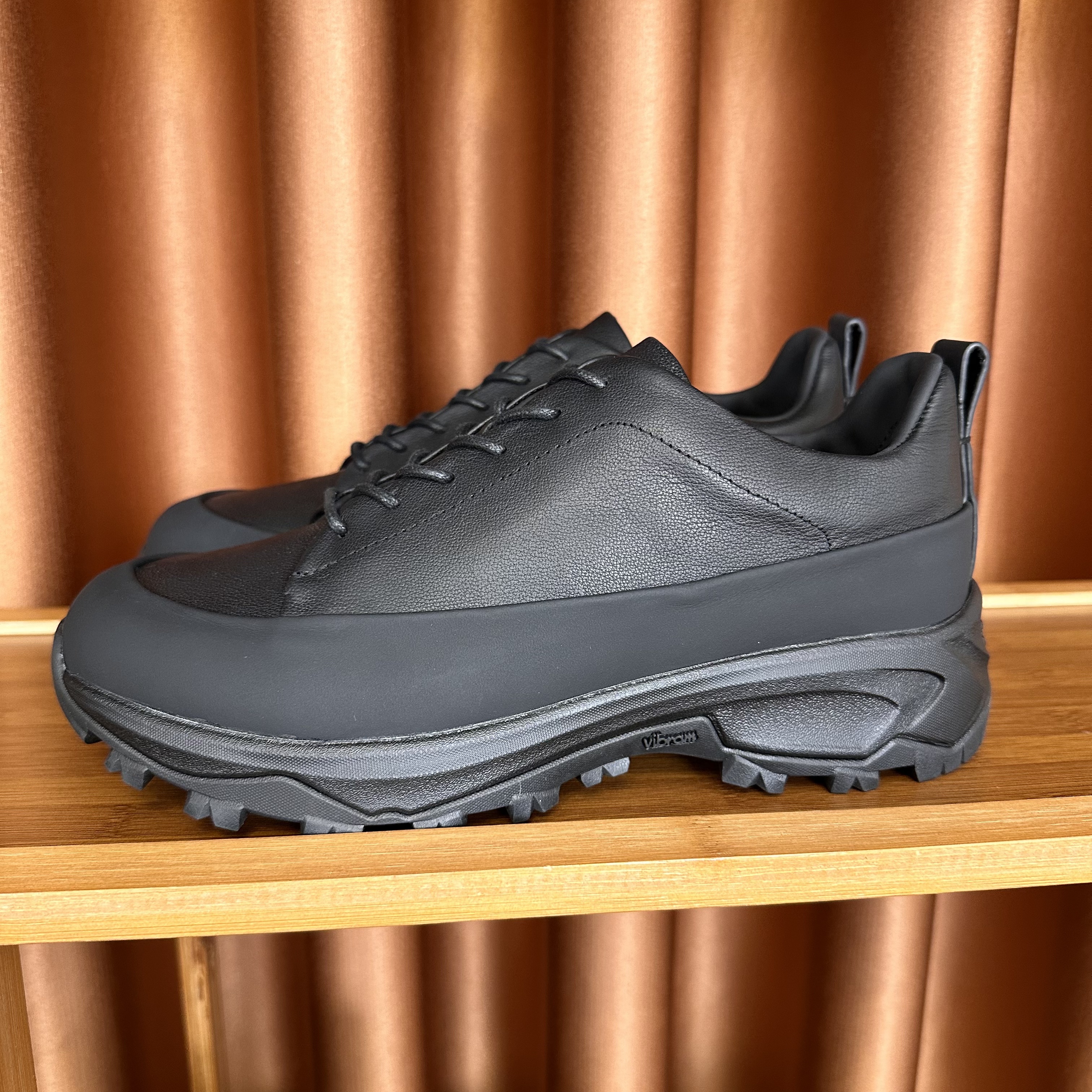 秋冬杰力亚男士百搭商务休闲户外系带运动防滑耐寒徒步登山牛皮鞋