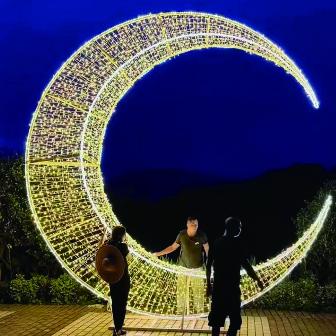 灯光节定制造型厂家户外大型动态发光灯定制节日亮化景区商场策划