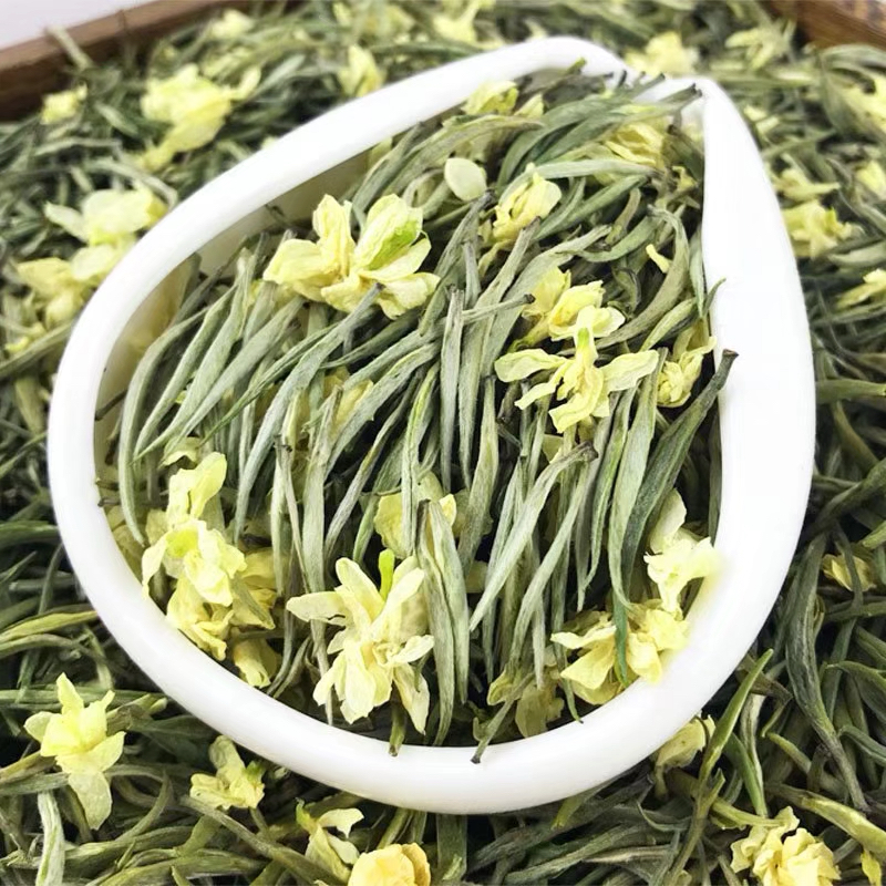 茉莉兰雪茉莉银针雅安蒙顶山2025新茶叶茉莉花茶浓香型